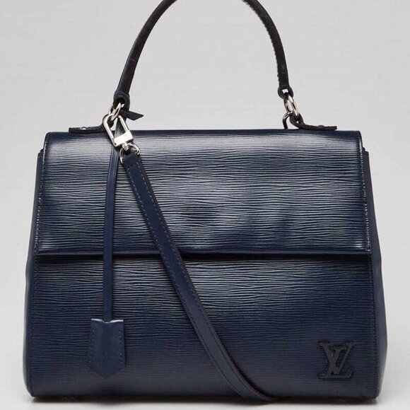 Louis Vuitton Indigo Epi Leather Cluny MM Bag - Picture 1 of 12